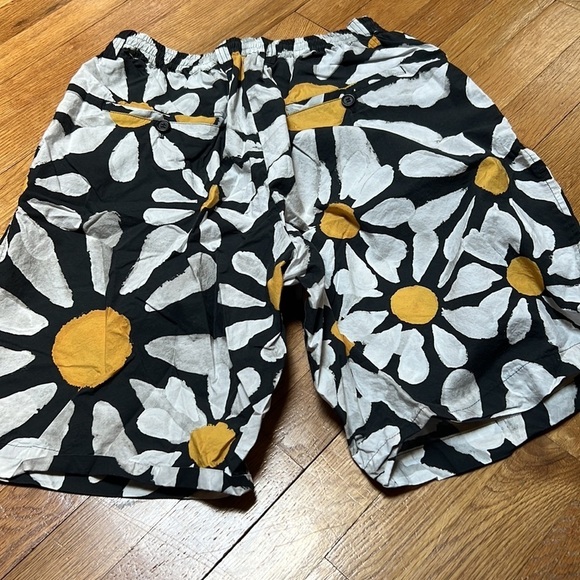 Marni Men’s Black White and Yellow Swim Trunks Size 46/US Small - Picture 4 of 5